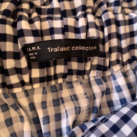 Zara checkered flowy pants - Picture 3 of 5